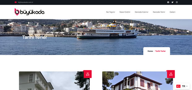 Buyukada.com.tr Turizm ve Rehber Platformu